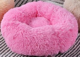 Dog & Cat Beds For Small Dogs Round Plush Cat Litter Kennel Pet Nest Mat Puppy Beds