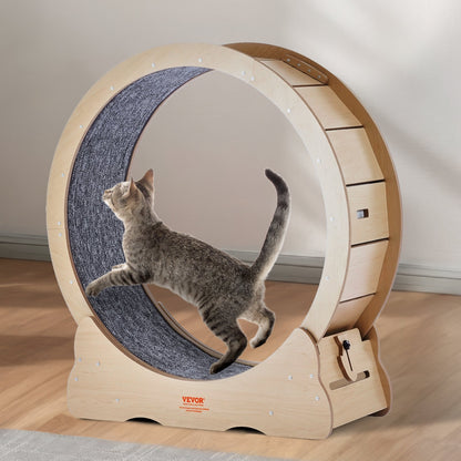 Cat Exercise Wheel Large Cat Treadmill Wheel For Indoor Cats 35.8 Inch