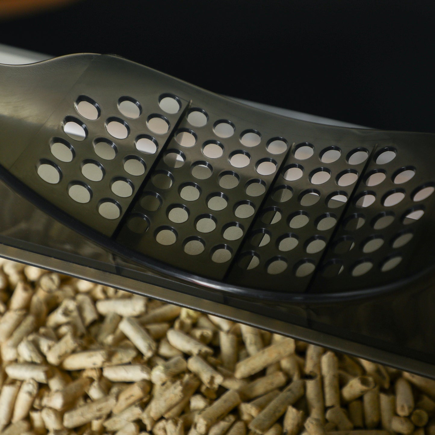 Hooded Cat Litter Box w/ Litter Mat, Litter Particle Catching, Gray