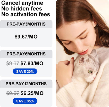 Dog GPS Tracker Real Time, Anti-Lost Pet Tracker With Geofence, Flash Light And Sound Alarm, Unlimited Distance Tracking, Fits Most Pet Collars, Subscription Required