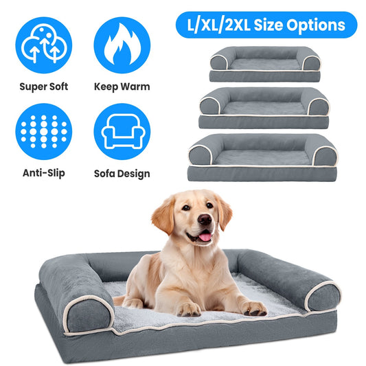 1Pc Dog Bed Pet Bed Sofa Dog Couch Pet Cushion Carpet Mattress With Washable And Removable Cover For Medium Large Dogs