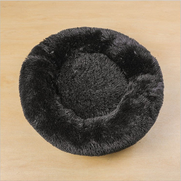 Dog & Cat Beds For Small Dogs Round Plush Cat Litter Kennel Pet Nest Mat Puppy Beds