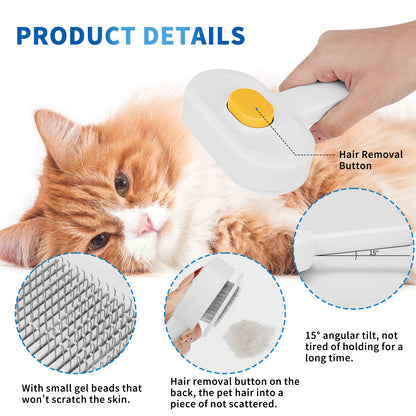 Efficient Universal Pet Hair Removal Comb, Gently Smoothing Out The Tangled Hair Of Your Beloved Pet, Carefully Caring For Every Gentle Touch