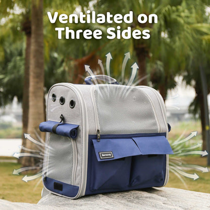 Stylish And Spacious Foldable Soft Pet Carrier For Dogs And Cats