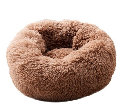 Dog & Cat Beds For Small Dogs Round Plush Cat Litter Kennel Pet Nest Mat Puppy Beds