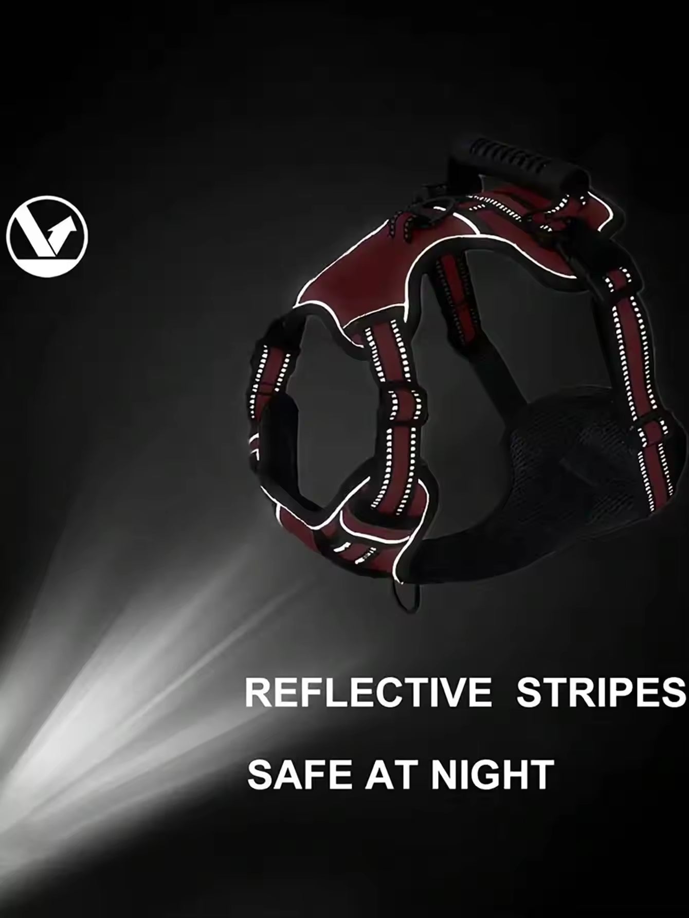 The Best Dog Harness, Tactical Service Dog Harness Strap Set, Car Seat Belt, Collapsible Bowl, Biodegradable Trash Bag Set For Dogs