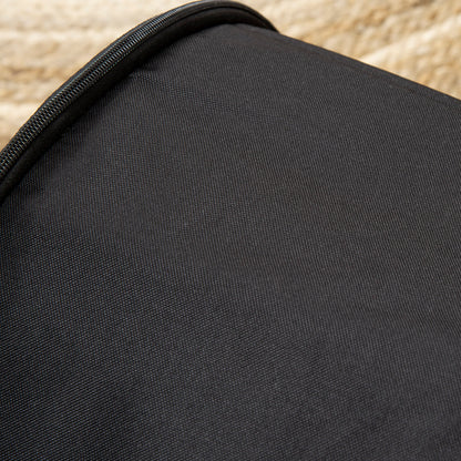 Winter Portable Heated Double Wide Water-Resistant Indoor Outdoor Cat Houses For Multiple Cats - Black