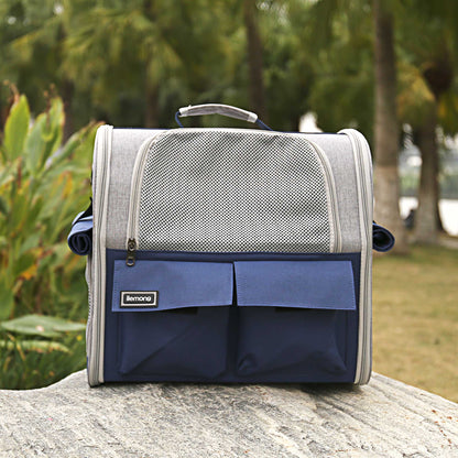 Stylish And Spacious Foldable Soft Pet Carrier For Dogs And Cats